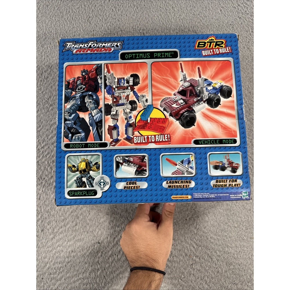 2003 Transformers Armada BTR OPTIMUS PRIME 7056 & SPARKPLUG Mini-con Sealed - Picture 2 of 5